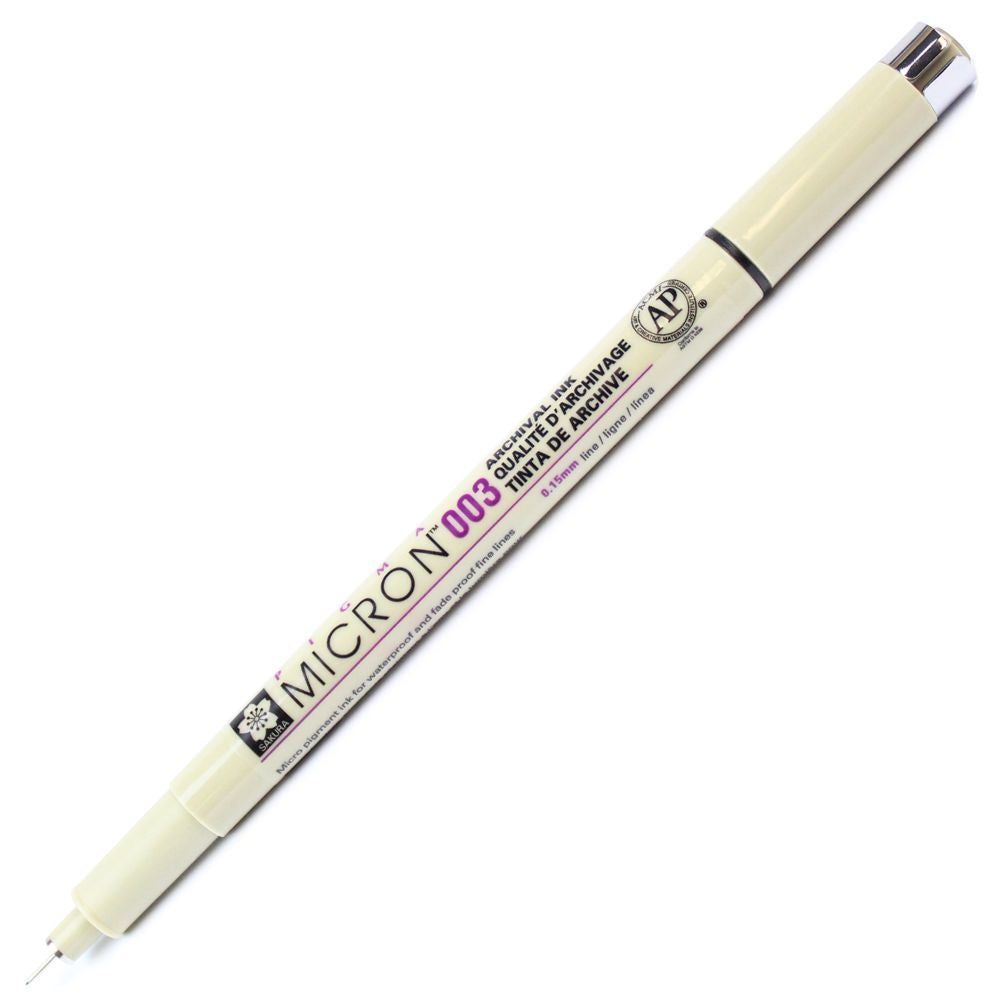 Caneta Nanquim Micron Sakura 003mm Preto